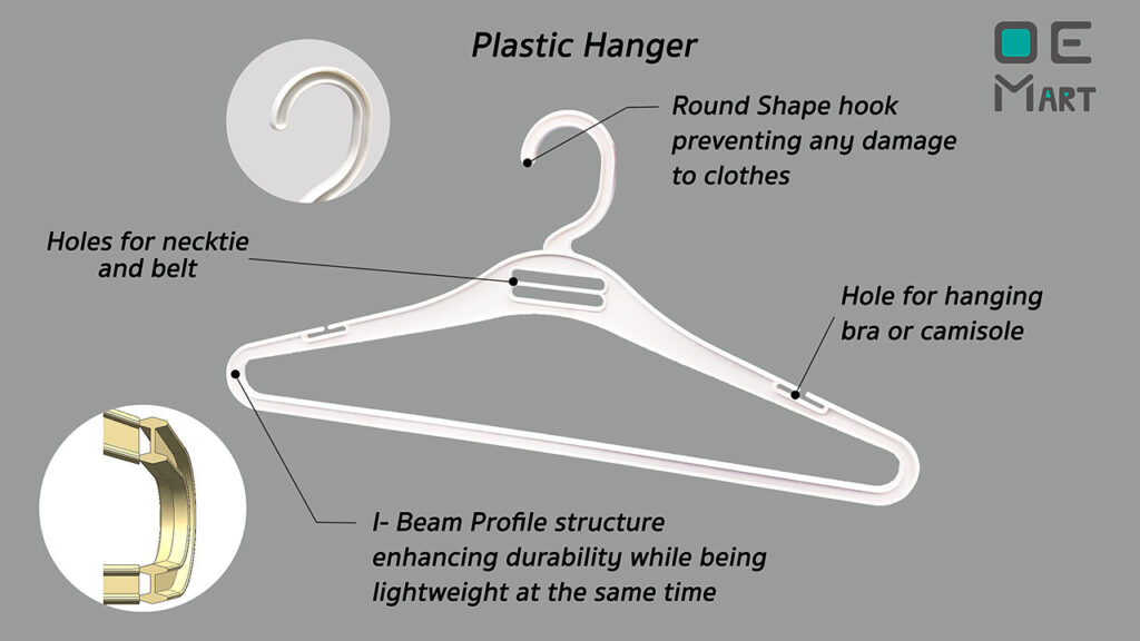Hanger plastic hanger ODDEVEN Odd&Even Co., Ltd.